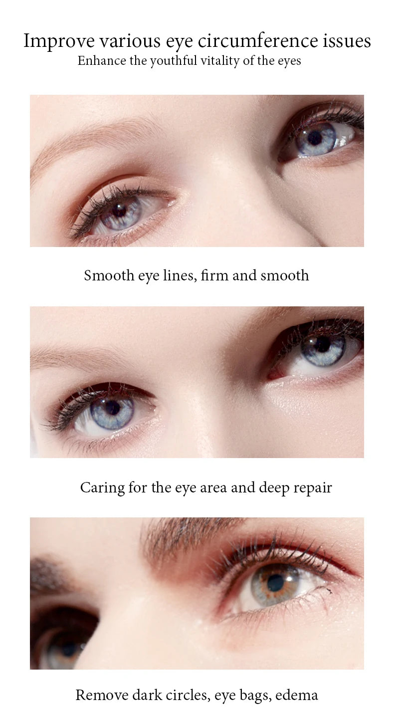 BIOAQUA Peptide Moisturizing Eye Cream Anti Wrinkles Anti Dark Circles Remove Eye Bags Anti-aging Eyes Creams Skin Care Products