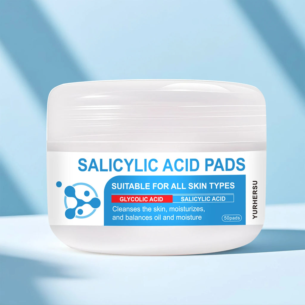 These dual-effect facial toner pads contain 4.5% AHA lactic acid and 0.45% BHA salicylic acid for exfoliation skincare