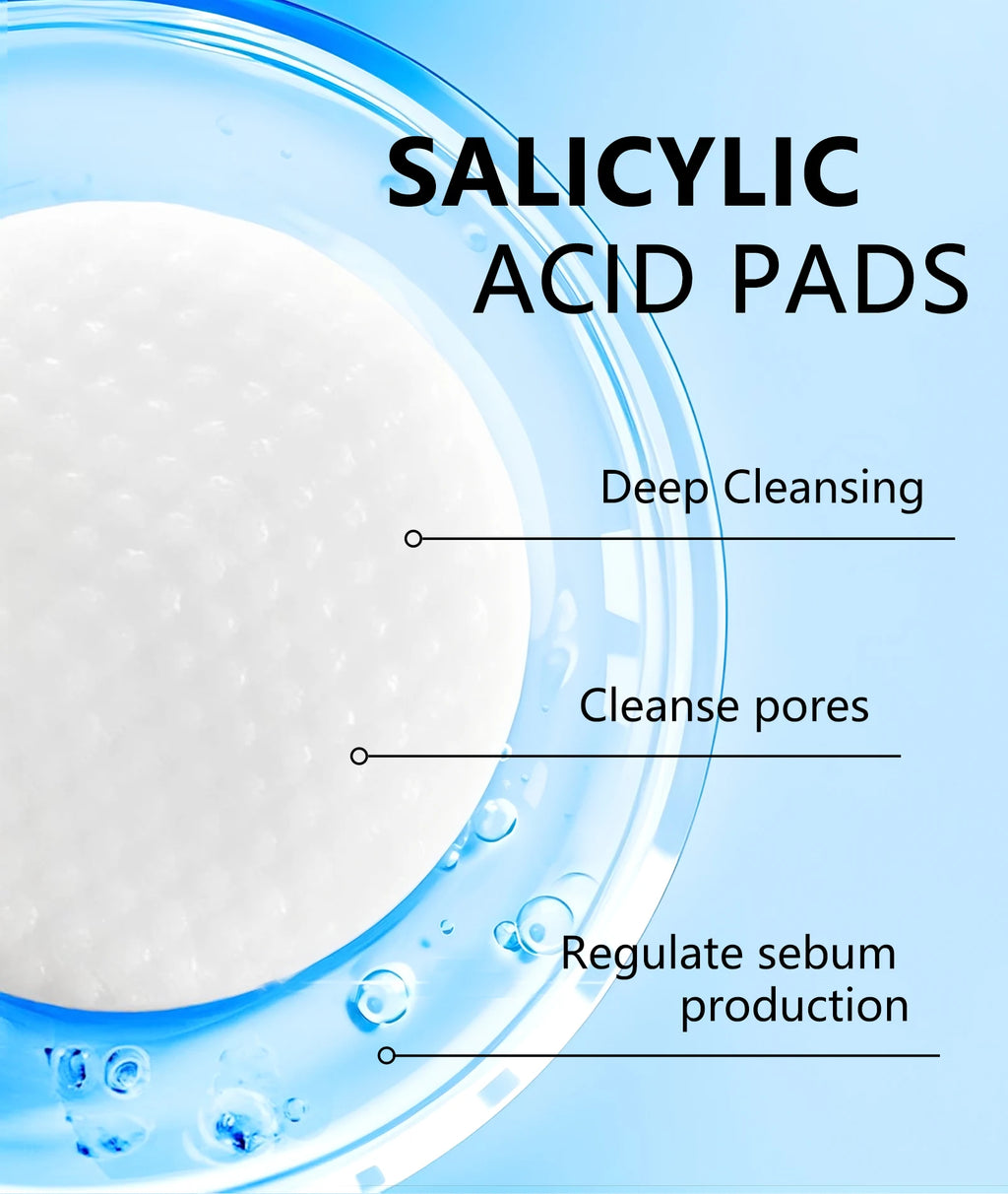 These dual-effect facial toner pads contain 4.5% AHA lactic acid and 0.45% BHA salicylic acid for exfoliation skincare