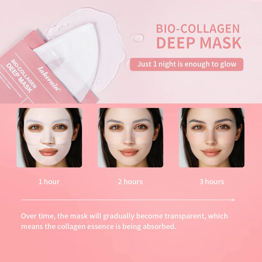 Bio-Collagen Real Deep Mask: Overnight Collagen & Hydration Treatment