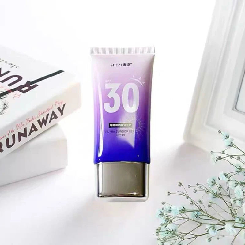 Original SPF30 Shezi Facial Body Sunscreen Whitening BB Cream Milk UV Sunblock Skin Protective Cream Anti-Aging Oil-control