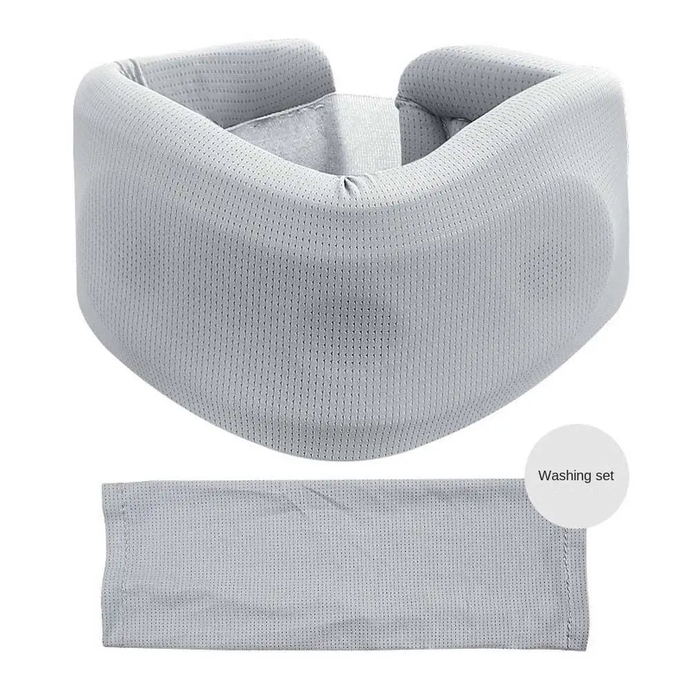 Neck Traction Neck Cervical Brace Neck Orthopedic Ice Silk Neck Support Sleeve Pillow Collar Grey Neck Fixation Belt Household