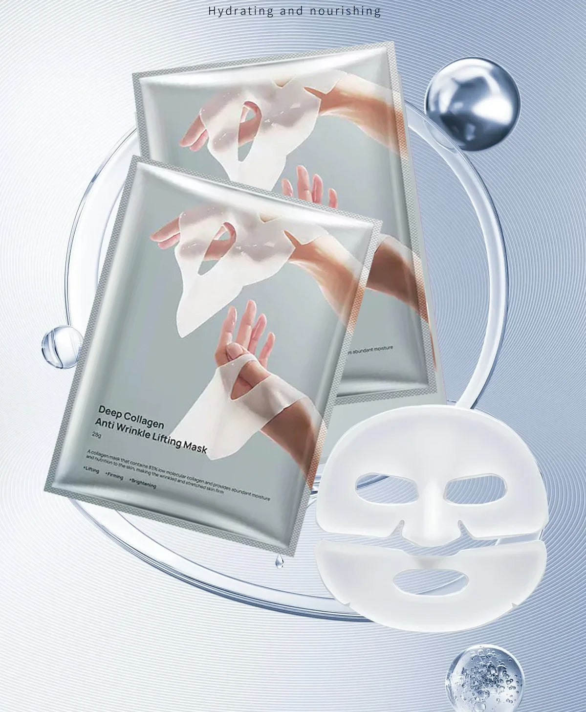 Deep Collagen Overnight Lifting & Firming Mask (5-Pack)