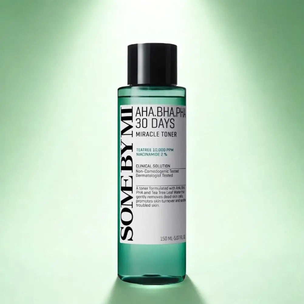 Korean SOME BY MI AHA BHA PHA Tea Tree Triac Acid Essence Face Cream Set for Deep Cleaning of Acne-Sensitive Skin