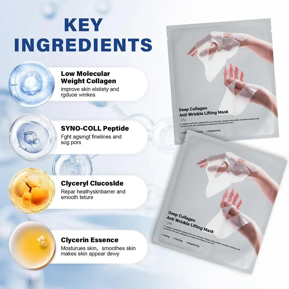 Deep Collagen Overnight Lifting & Firming Mask (5-Pack)