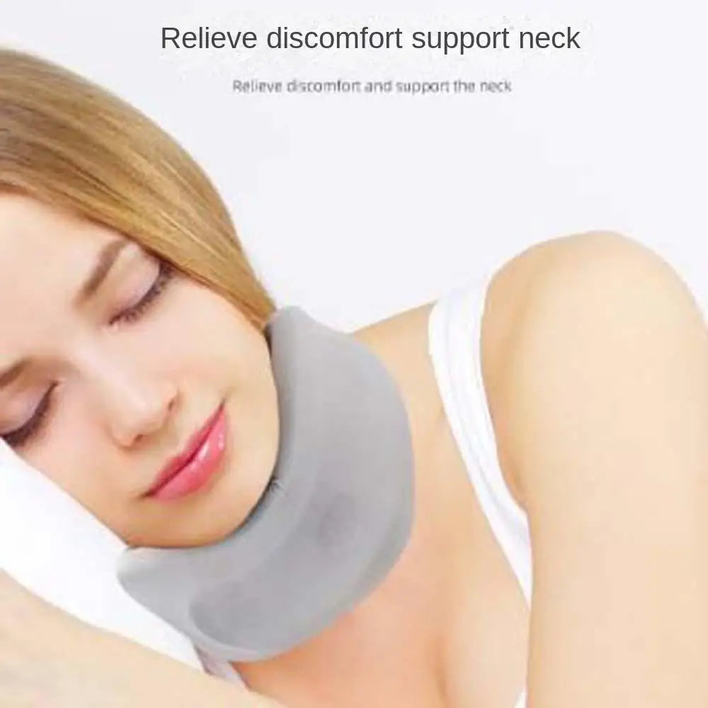 Neck Traction Neck Cervical Brace Neck Orthopedic Ice Silk Neck Support Sleeve Pillow Collar Grey Neck Fixation Belt Household