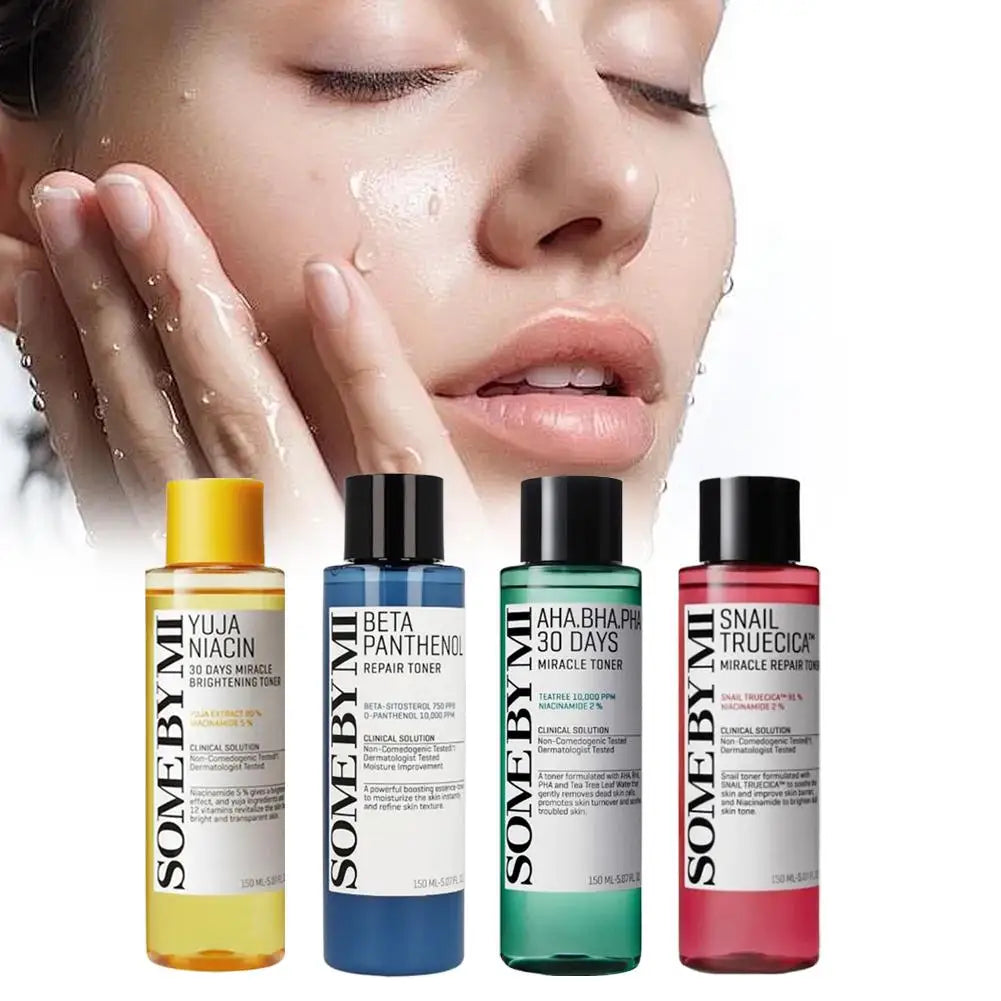 Korean SOME BY MI AHA BHA PHA Tea Tree Triac Acid Essence Face Cream Set for Deep Cleaning of Acne-Sensitive Skin