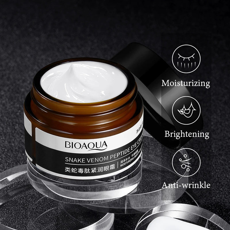 BIOAQUA Peptide Moisturizing Eye Cream Anti Wrinkles Anti Dark Circles Remove Eye Bags Anti-aging Eyes Creams Skin Care Products