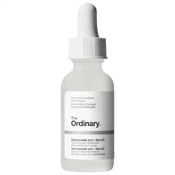 Korean Niacinamide 10% Zinc 1% Serum 30ml Multi-Effect Face Serum for Acne Treatment Anti-Aging Oil-Control Moisture Barrier